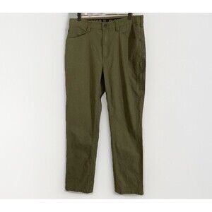 AKHG Alaskan Hardgear Pants Women 10L Dark Green Stone Run Relaxed Leg 7 Pockets